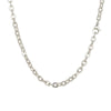Wholesale Alloy Electroplated Simple O Word Chain Necklace For Unisex