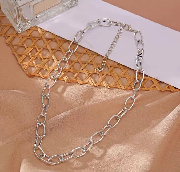 Wholesale Alloy Electroplated Snake Bone Chain Necklace For Women Creative Retro Punk Hip Hop Style