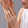 Wholesale Alloy Electroplated Sweet Style Bowknot Open Ring For Women
