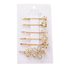 Wholesale Alloy Electroplated Sweet Style Flower Women's Hairpin