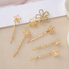 Wholesale Alloy Electroplated Sweet Style Flower Women's Hairpin