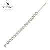 Wholesale Alloy Electroplated Wave Pattern Microinlaid Zircon Unisex Personality Geometric Style Bracelet