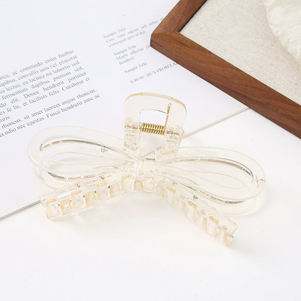 Wholesale Alloy Electroplated Women's Fashionable Transparent Shark Hair Clip