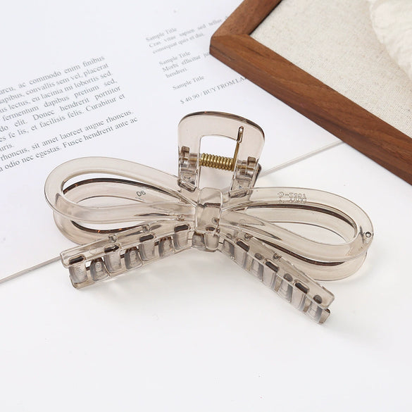 Wholesale Alloy Electroplated Women's Fashionable Transparent Shark Hair Clip