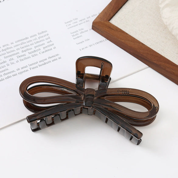 Wholesale Alloy Electroplated Women's Fashionable Transparent Shark Hair Clip