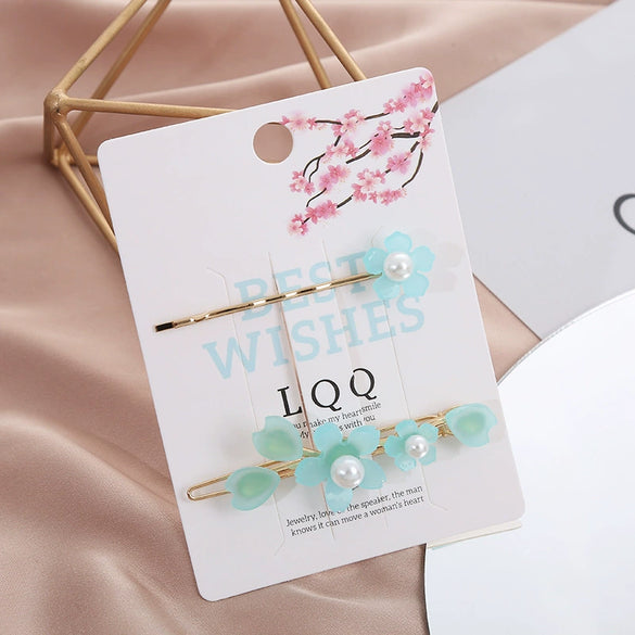 Wholesale Alloy Electroplated Women's Plants And Flowers Style Hairpin