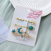 Wholesale Alloy Electroplated Women's Star Style Hair Accessories Hair Clip Bangs Clip