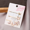 Wholesale Alloy Electroplated Women's Sweet Butterfly Frog Hairpin