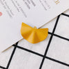 Wholesale Alloy Electroplating Geometric Fan Jewelry Accessories Earrings Pendant
