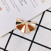 Wholesale Alloy Electroplating Geometric Fan Jewelry Accessories Earrings Pendant