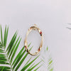 Wholesale Alloy Electroplating Geometric Heart Drop Double Hanging Earrings Pendant Jewelry Accessories