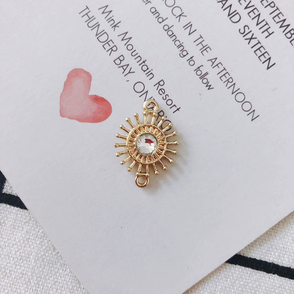 Wholesale Alloy Electroplating Handmade Jewelry Accessories Oil Drop Pendant