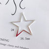 Wholesale Alloy Electroplating Hollow Fivepointed Star Earrings Jewelry Accessories