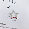 Wholesale Alloy Electroplating Hollow Fivepointed Star Earrings Jewelry Accessories