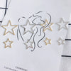 Wholesale Alloy Electroplating Hollow Fivepointed Star Earrings Jewelry Accessories