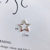 Wholesale Alloy Electroplating Hollow Fivepointed Star Earrings Jewelry Accessories