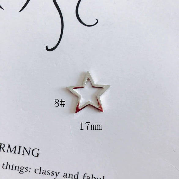 Wholesale Alloy Electroplating Hollow Fivepointed Star Earrings Jewelry Accessories