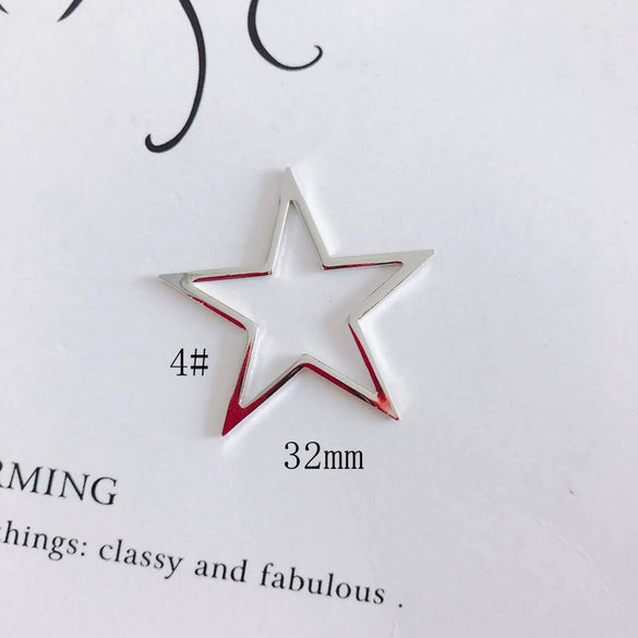 Wholesale Alloy Electroplating Hollow Fivepointed Star Earrings Jewelry Accessories