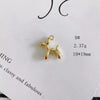 Wholesale Alloy Electroplating Jewelry Accessories Star Love Lock Hollow Inlay Small Pendant