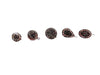 Wholesale Alloy Electroplating Round Micro Diamond Jewelry Accessories Earrings Pendant