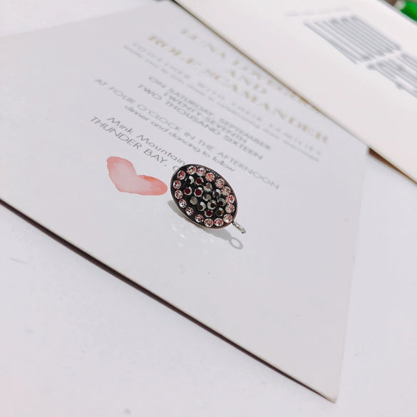 Wholesale Alloy Electroplating Round Micro Diamond Jewelry Accessories Earrings Pendant