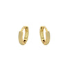Wholesale Alloy Elegant Cold Style Circle Earrings With Electroplating