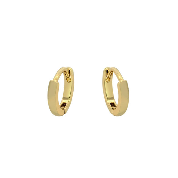 Wholesale Alloy Elegant Cold Style Circle Earrings With Electroplating