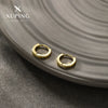 Wholesale Alloy Elegant Cold Style Circle Earrings With Electroplating