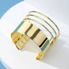 Wholesale Alloy Exaggerated Geometric Multilayer Electroplated Bracelet For Women