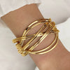 Wholesale Alloy Exaggerated Geometric Multilayer Electroplated Bracelet For Women