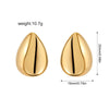 Wholesale Alloy Fashion Geometric And Heart Shape Electroplated Earrings