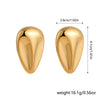 Wholesale Alloy Fashion Geometric And Heart Shape Electroplated Earrings