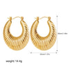 Wholesale Alloy Fashion Geometric And Heart Shape Electroplated Earrings