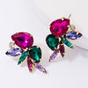 Wholesale Alloy Fashion Geometric Diamond Earrings For Women