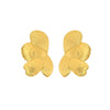 Wholesale Alloy Fashion Women's Flower Earrings With Electroplating
