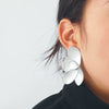 Wholesale Alloy Fashion Women's Flower Earrings With Electroplating