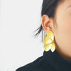 Wholesale Alloy Fashion Women's Flower Earrings With Electroplating