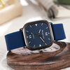 Wholesale Alloy Faux Leather Unisex Square Quartz Watch Simple Trend Leisure Style