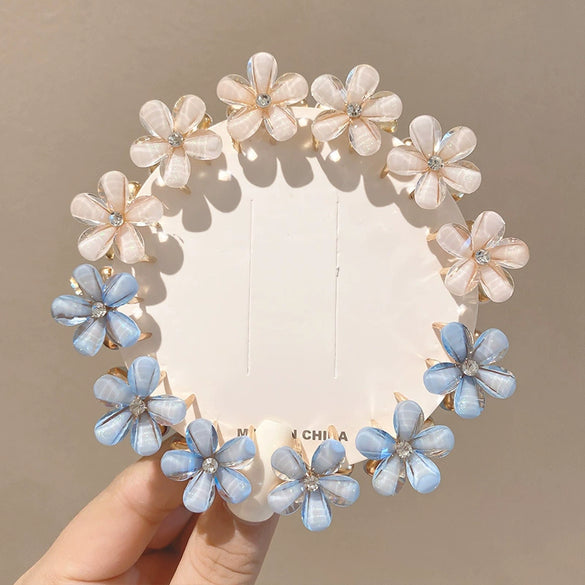 Wholesale Alloy Flower Baking Varnish Women's Hairpin Headdress Hair Accessories