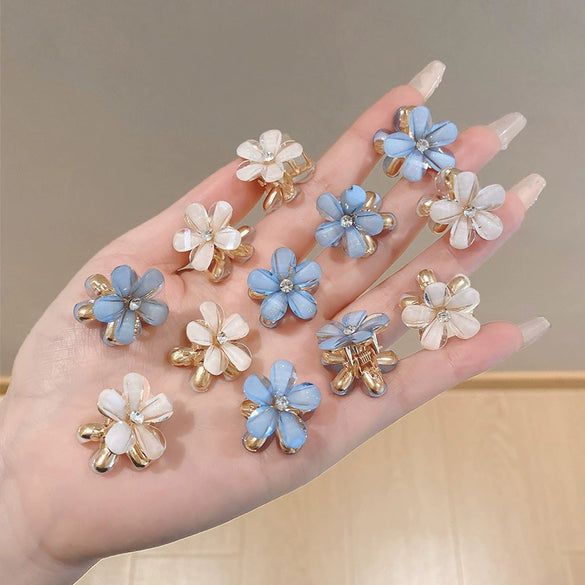 Wholesale Alloy Flower Baking Varnish Women's Hairpin Headdress Hair Accessories