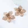 Wholesale Alloy Flower Dripping Oil Fashion Exaggerated Women's Earrings
