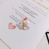 Wholesale Alloy Flower Hanging Earrings Jewelry Accessories With Baking Paint