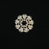 Wholesale Alloy Flower Pattern Electroplated Women's Fashion Highend Brooch Jewelry