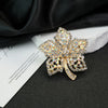 Wholesale Alloy Flower Retro Elegant Electroplating Brooch For Unisex