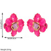 Wholesale Alloy Flower Shape Electroplated Retro Palace Style Women's Earrings