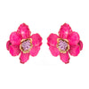 Wholesale Alloy Flower Shape Electroplated Retro Palace Style Women's Earrings