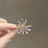 Wholesale Alloy Flower Style Electroplated Women's Brooch Accessories