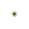 Wholesale Alloy Flower Styling Electroplating Women's Brooch Buckle Clothes Shirt Collar Pin Accessories