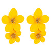 Wholesale Alloy Fresh Flower Baking Paint Earrings For Women
