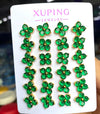 Wholesale Alloy Fresh Style Flower Inlaid Zirconium Earrings For Women